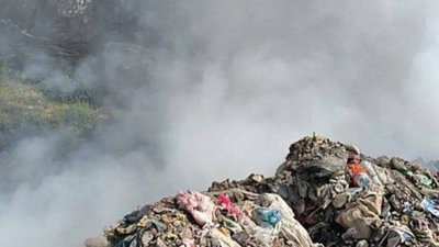 На Стрийщині горіло сміттєзвалище