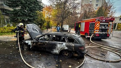 У Львові згорів автомобіль