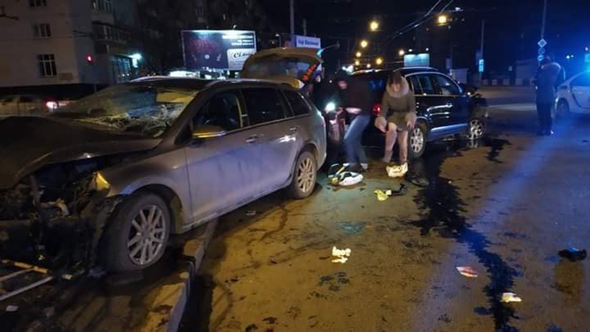 У Львові в аварії травмувалось четверо осіб. Фото Варта-1
