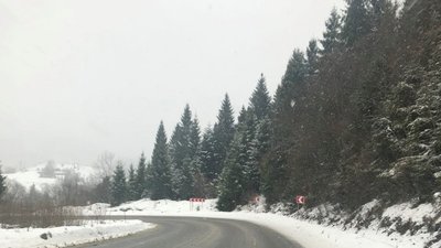 Як у горах на Львівщині красиво лежить сніг (ФОТО)