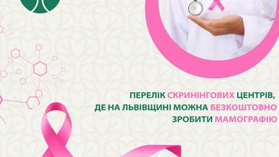 Де на Львівщині можна безкоштовно зробити мамографію