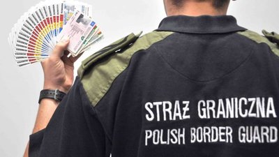 Українець приїхав до Польщі з 25 фальшивими паспортами