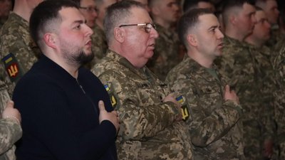 У Національній академії сухопутних військ відбувся черговий випуск офіцерів, призваних за мобілізацією