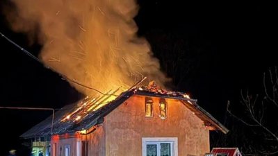 На Львівщині сталась нічна пожежа (ФОТО)