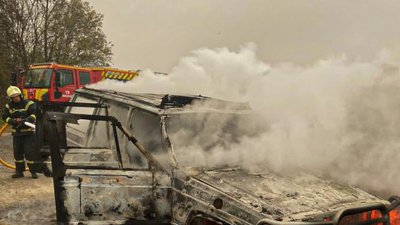 Вогнеборці Львівщини ліквідували дві пожежі авто
