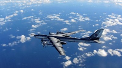 Британські винищувачі перехопили два бомбардувальники РФ над Північним морем