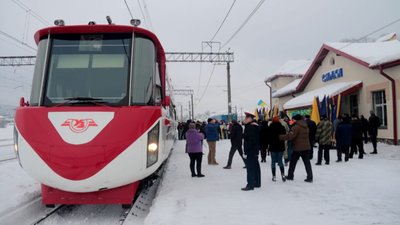 Як у Сянках на Львівщині відкрили оновлений залізничний вокзал (ФОТОРЕПОРТАЖ)