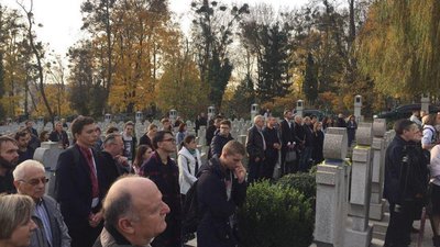 На Янівському кладовищі вшанували героїв Листопадового Чину