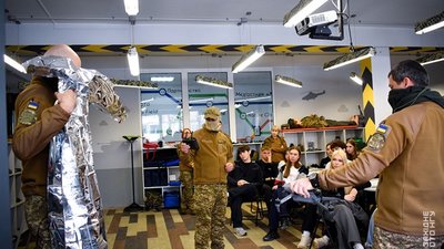 Гвардійці 45 полку НГУ провели відкритий урок львівським дітям