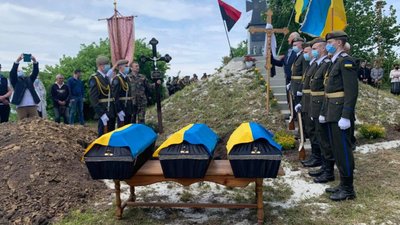 На Львівщині перепоховали воїнів УПА (ФОТО)