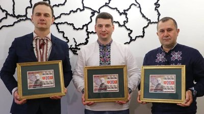 ​​У Львівській ОВА погасили поштову марку, присвячену останньому Гетьману України Павлу Скоропадському