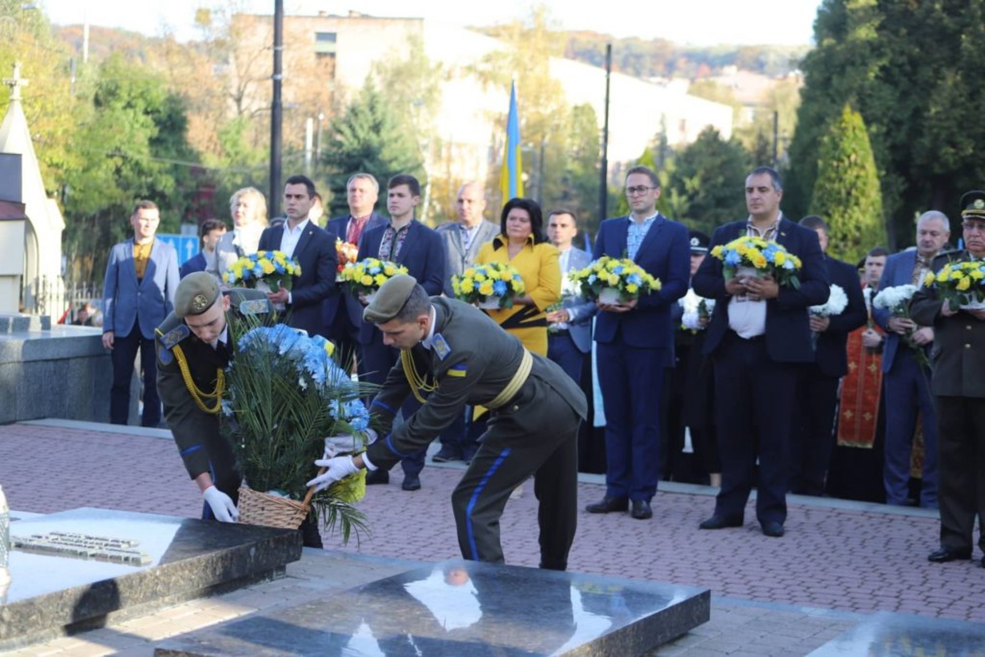 У Львові з військовими почестями перепоховали воїнів УПА. Фото Олександра Ганущина