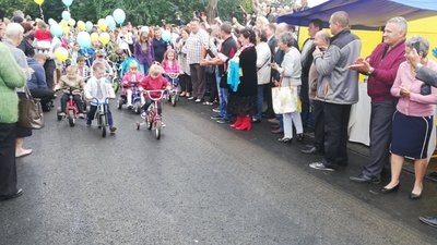 У Бориславі на Львівщині відкрили міст через річку Тисмениця