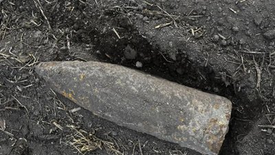 На Львівщині виявили артилерійський снаряд часів ІІ Світової війни