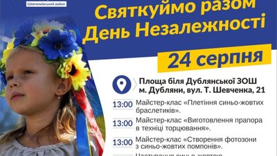 Як у Шевченківському районі Львова святкуватимуть День Незалежності