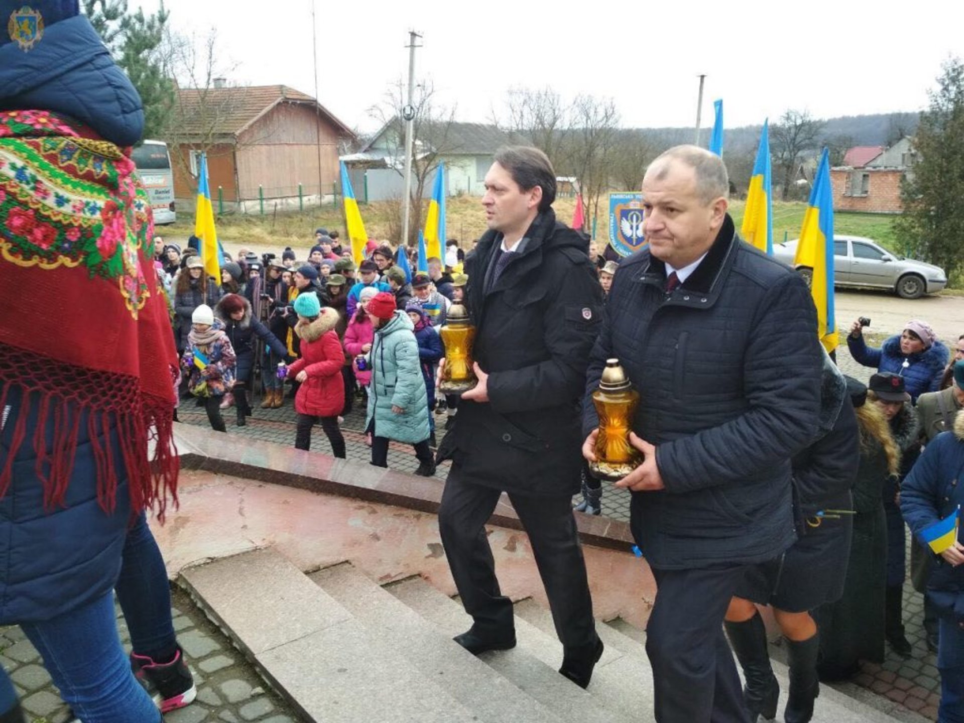 На Львівщині відзначили 128-му річницю з дня народження Андрія Мельника. Фото: прес-служба ЛОДА.