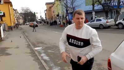 У Дрогобичі водій напав на активіста, який зафіксував  порушення ПДР (ВІДЕО)