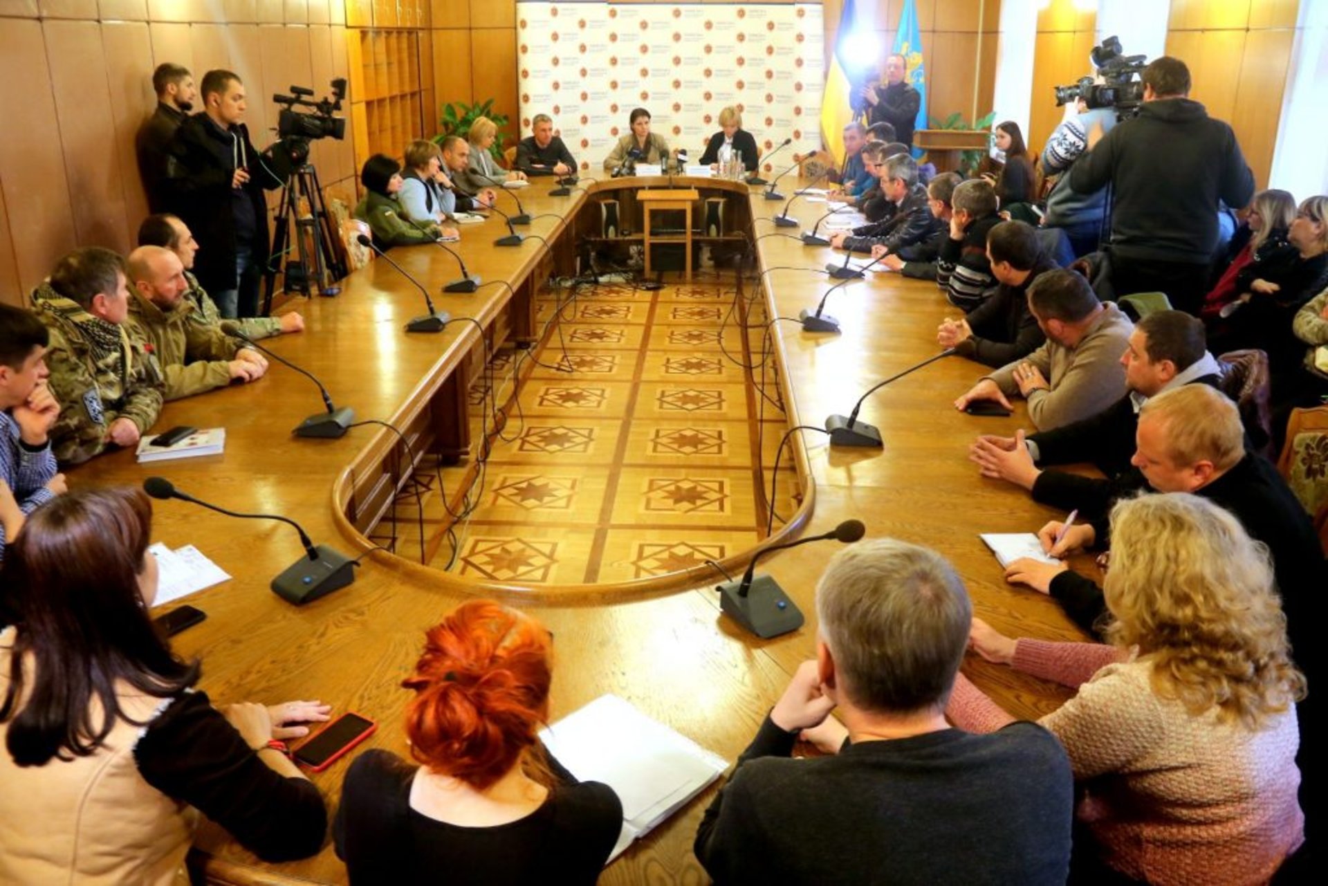 Зустріч Міністра у справах ветеранів України Ірини Фріз з учасниками АТО та ООС