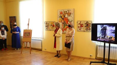 У Винниках відкрили виставку живопису львівського художника Володимира Патика