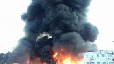 Стали відомі подробиці масштабної пожежі на поліграфічному підприємстві біля Львова
