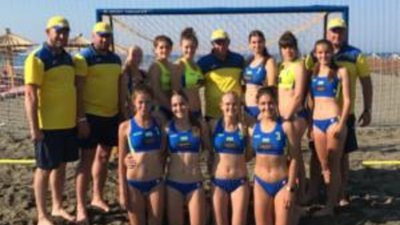 Українська "молодіжка" сьома на чемпіонаті Європи з пляжного гандболу