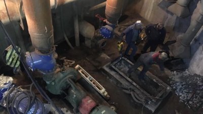 У Новояворівську триває реконструкція каналізаційної насосної станції