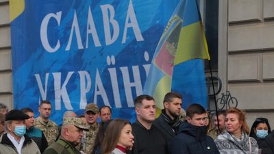 У Львові презентували мистецький перформанс «Знаймо наших Героїв!» (ФОТО)