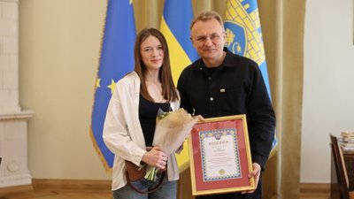 16-річна львівська фехтувальниця отримала від громади міста подяку і 112 тисяч гривень
