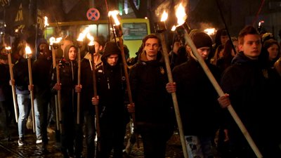 У Львові відбувся смолоскипний марш пам`яті Романа Шухевича (ФОТО,ВІДЕО)