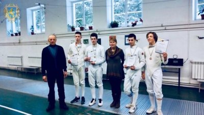 На Львівщині визначено переможців юнацького чемпіонату області з фехтування на шпагах