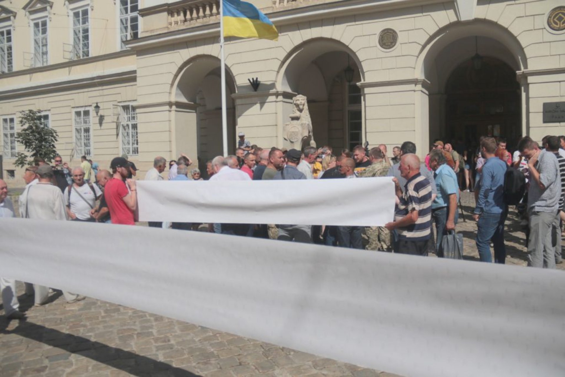 Акція протесту атовіців під ЛМР, 07.08.18