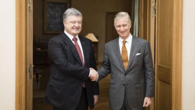 Король Бельгії розповів Петру Порошенку, як він спав на підлозі в київській квартирі
