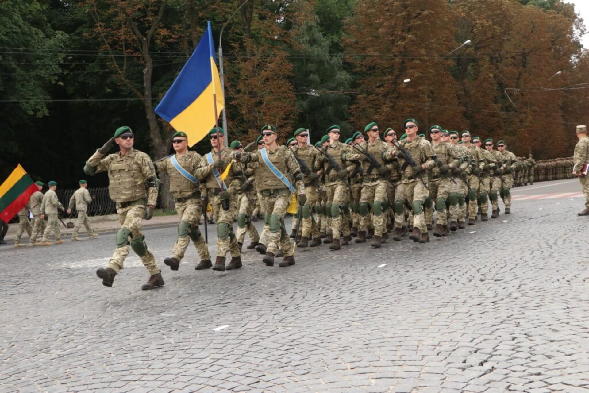 У Львові провели генеральну репетицію урочистого проходження Захисників, фото Павла Ткачука
