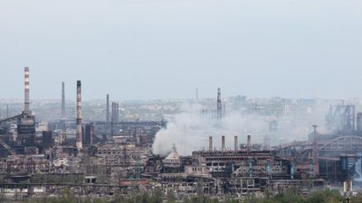 У мережі з'явилося відео моменту виходу українських військових з "Азовсталі"