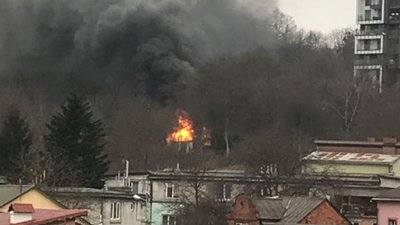 У Львові сильна пожежа охопила дачі (ФОТО)