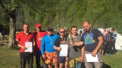 Команда з Львівщини перемогла на чемпіонаті України з водного туризму