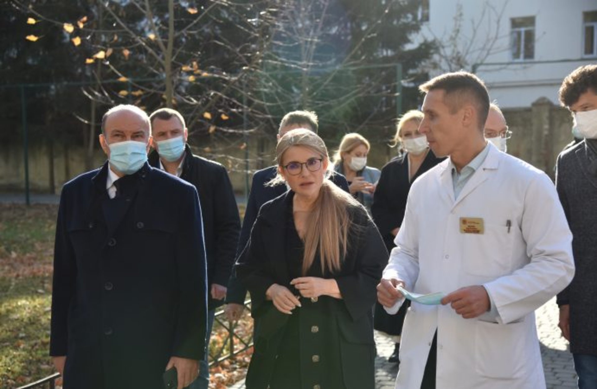 Тимошенко обіцяє підтримувати медиків і захищати українців, фото "Батьківщини"