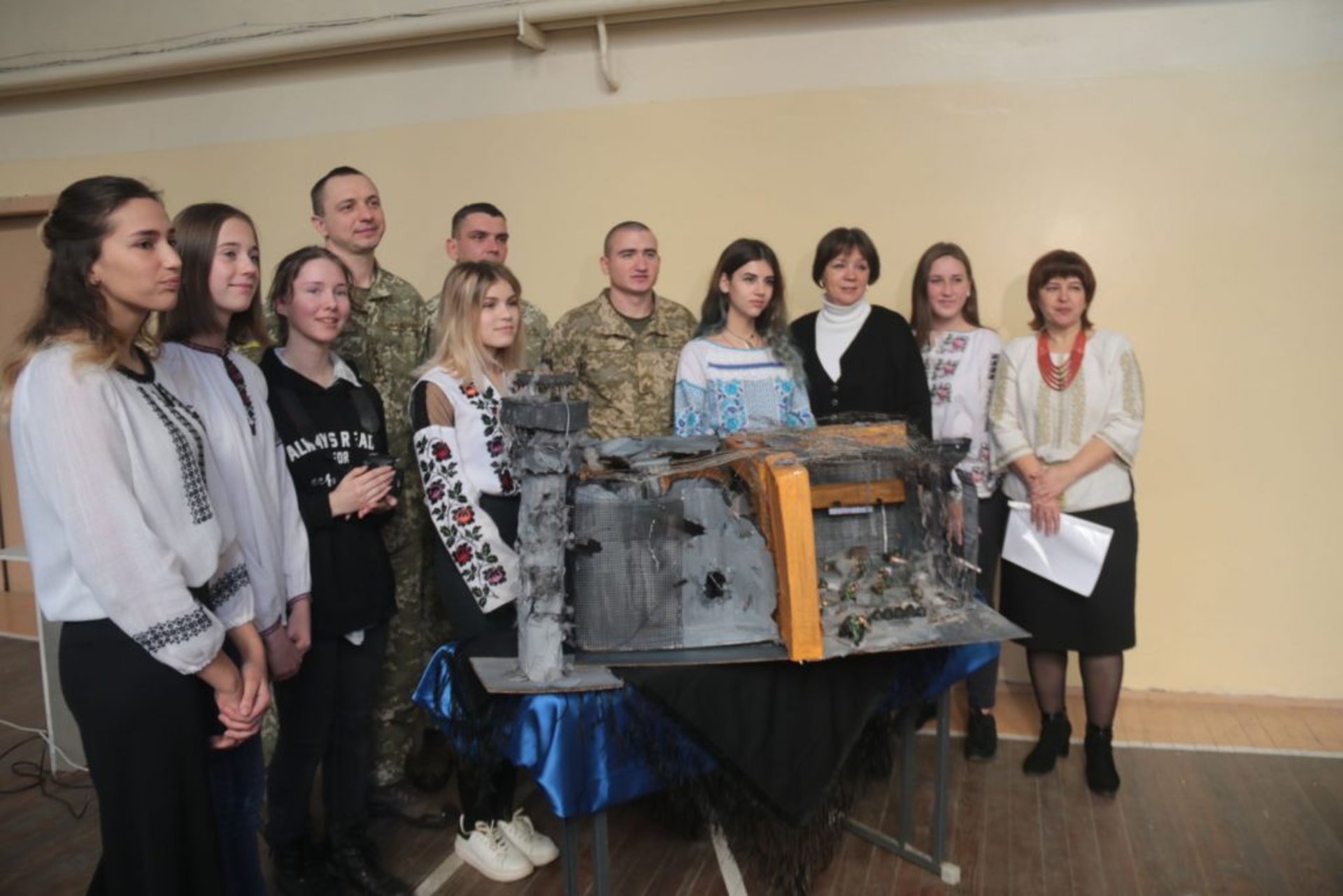 Презентація інсталяції «Битва за Донецький аеропорт».