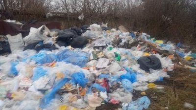 На Львівщині місто потопає у горах сміття