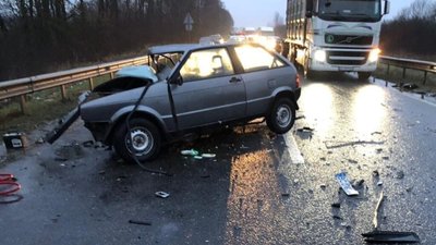 На трасі «Львів - Тернопіль» загинула жінка (ФОТО)