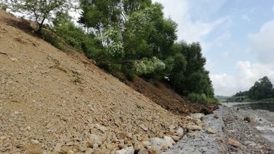 На Турківщині завершили роботи з укріплення берегів