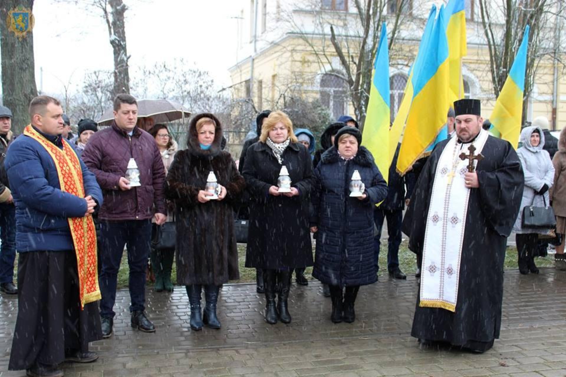 У Жовкві відзначили День Гідності та Свободи. Фото: прес-служба ЛОДА.