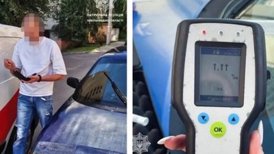 Норма алкоголю у 25 разів більще норми: на Хмельниччині затримали п’яного водія