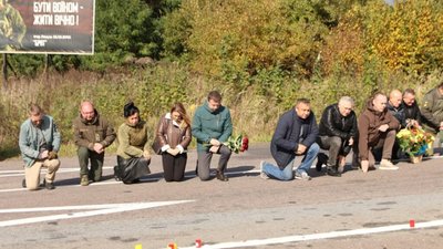 Борислав зустрів тіло захисника