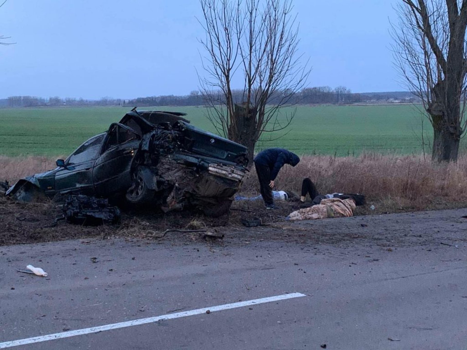 ДТП сталось у селі Опільського Сокальського району. Фото Андрій Немчук