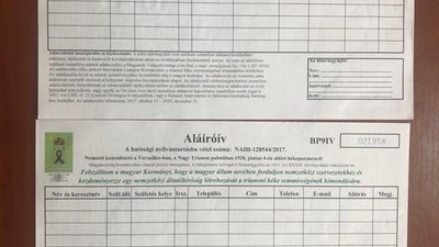 На Закарпатті намагалися збирати підписи за "приєднання" до Угорщини