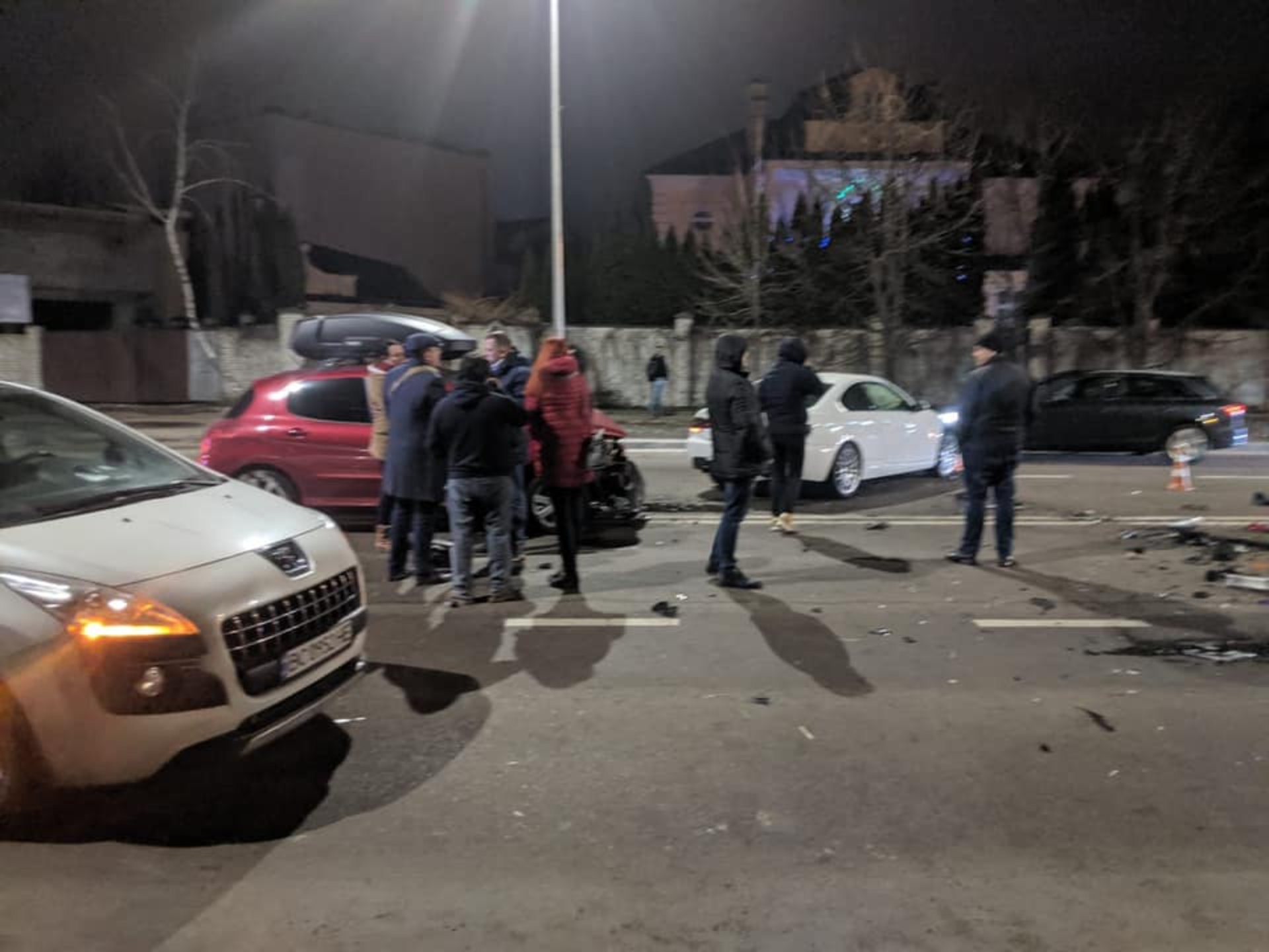 У Львові зіткнулось п’ять автомобілів. Фото Варта-1