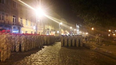 У центрі Львова відбулась репетиція Маршу захисників України