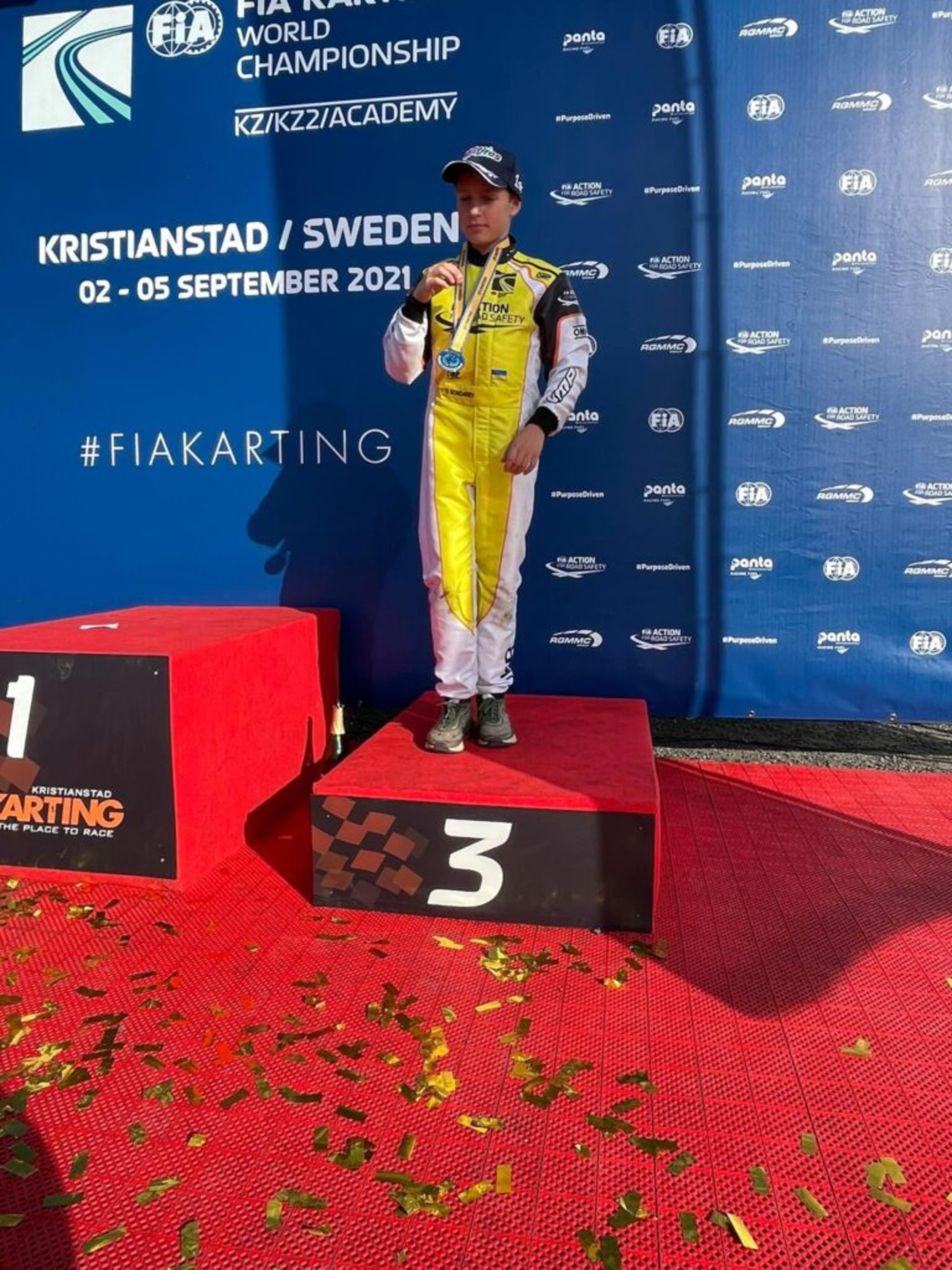 Українець виборов ІІІ-тє місце на чемпіонаті світу з картингу, фото організаторів