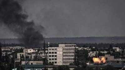 Бавовна у Донецьку: над містом масштабний дим (ВІДЕО)